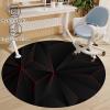 Tkuhknag Round Floor Protection Mat for Office and Gaming Chairs, 80 cm view 3