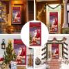 Christmas Door Cover with Festive Design view 4