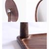GFHTRELY Walnut Wood Vanity Mirror with Tray view 4