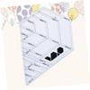 Tofficu Diamond-Shaped Acrylic Quilting Ruler, Precise Transparent Patchwork Tool with Clear Scales for Sewing and Crafts view 4