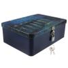 Tofficu Small Tinplate Box with Lock for Small Items view 1