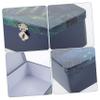 Tofficu Small Tinplate Box with Lock for Small Items view 3
