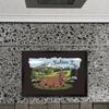 speecheese Doormat, 35 x 50 cm, Cow, Peaceful Mountain Landscape, “Kuhten Tag” view 2