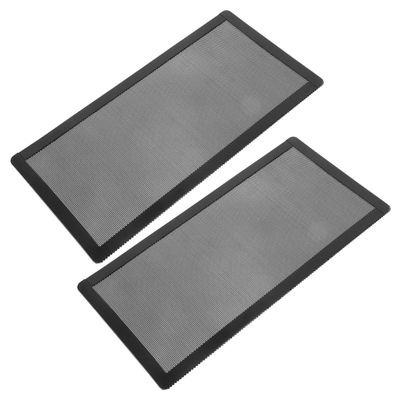 CAXUSD 2-Piece PC Dust Filter with Magnetic Frame, Breathable Mesh for Effective Overheating Protection and Easy Installation in Computer Cases