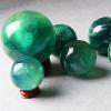 DECORN Green Fluorite Crystal Ball with Stand, 7.1 in view 3