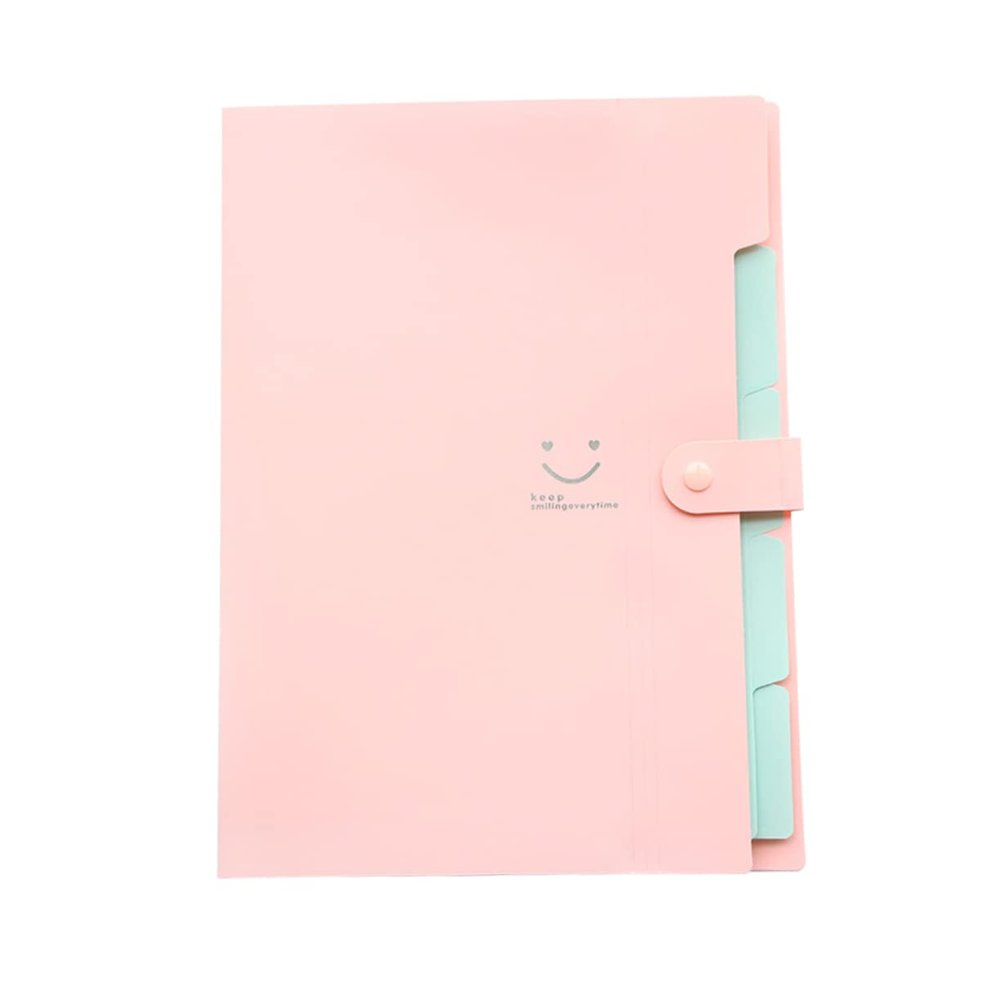 VILLCASE Plastic Accordion File Organizer with Snap Closure