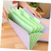 VILLCASE Plastic Accordion File Organizer with Snap Closure view 4