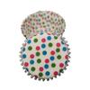 TOPBATHY 100-Piece Round Polka Dot Cupcake Liners, Heat-Resistant Greaseproof Paper Baking Cups view 2