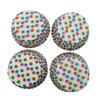 TOPBATHY 100-Piece Round Polka Dot Cupcake Liners, Heat-Resistant Greaseproof Paper Baking Cups view 3