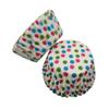TOPBATHY 100-Piece Round Polka Dot Cupcake Liners, Heat-Resistant Greaseproof Paper Baking Cups view 4