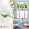 Frosted Window Film Strip 19.7 x 232.3 in, Self-Cling, Heat-Reflective, Privacy view 3