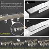 Durable Curtain Track for Window, Ceiling, or Wall Mounting view 4