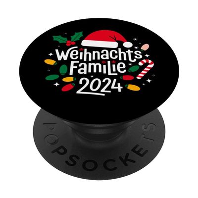 Merry Christmas German Family 2024 Adhesive PopGrip