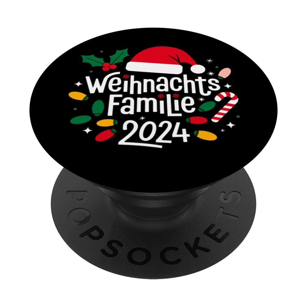 Merry Christmas German Family 2024 Adhesive PopGrip