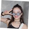 VALICLUD Round Funny Glasses Photo Prop for Costume Parties view 2