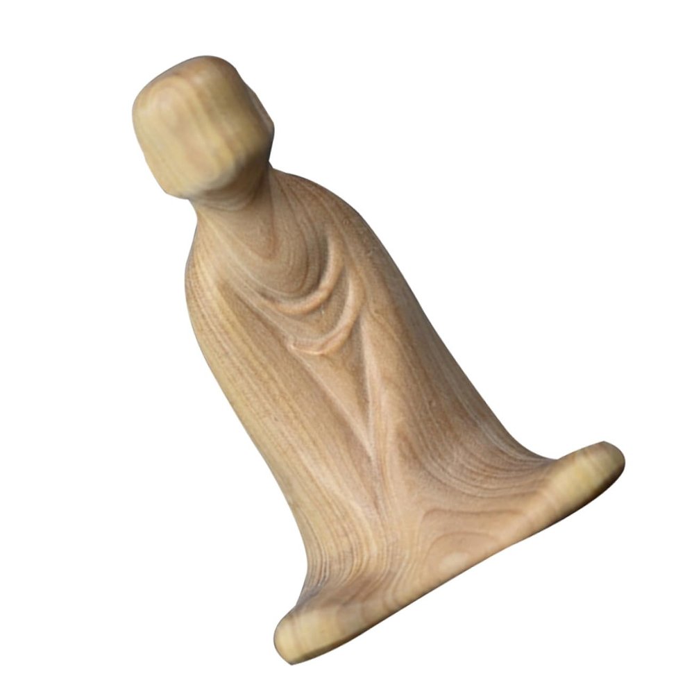 HOMOCONO Boxwood Statue, Faceless Figure, Antique Desk Decor