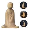 HOMOCONO Boxwood Statue, Faceless Figure, Antique Desk Decor view 4