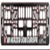 Eintracht Frankfurt 2-Piece License Plate Frame Set – “Im Herzen” + “Erbarme” view 2
