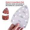 MiJunHD 80-Grit Aluminum Oxide Sandpaper, 10-Pack, 11-Hole Mouse Sander Pads view 4