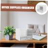Desk Organizer for Drawers, White Document Storage Box view 3