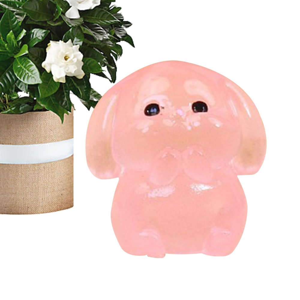 Rabbit Lawn Ornament with Carrot