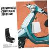TOPBATHY Folding Hook for Electric Scooters and Helmets, Aluminum Alloy, Front-Mounted, Drill-Free, Space-Saving view 3