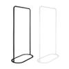 Natural Goods Berlin OVAL Freestanding Garment Rack, Sturdy Metal, White view 1