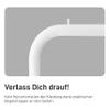 Natural Goods Berlin OVAL Freestanding Garment Rack, Sturdy Metal, White view 4