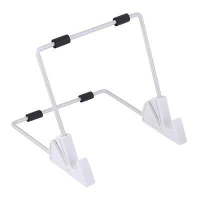 Uonlytech White Aluminum Desktop Tablet Holder