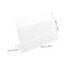 Transparent Tabletop Label Holders with Clip Closure, 30-Piece Plastic Set view 2
