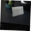 Transparent Tabletop Label Holders with Clip Closure, 30-Piece Plastic Set view 4