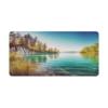 Large Gaming Mouse Pad with Clear Water and Soul Landscape Print view 1