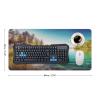 Large Gaming Mouse Pad with Clear Water and Soul Landscape Print view 2