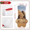 Christmas Stocking with Paw Print and Pyramid Design view 2