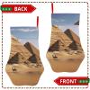 Christmas Stocking with Paw Print and Pyramid Design view 3