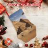 Christmas Stocking with Paw Print and Pyramid Design view 4