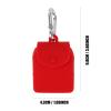 Mini Silicone Coin Purse with Carabiner view 4
