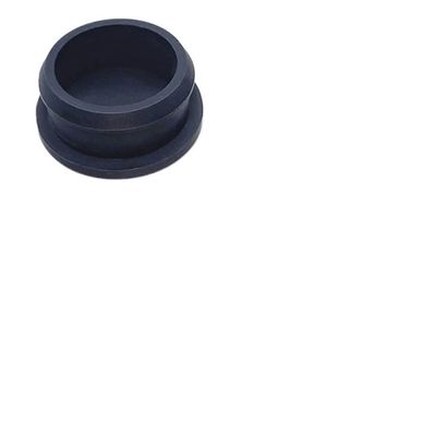 BCOMFY Black Silicone Rubber Snap-On Blind Plugs, 19 mm, 10-Pack