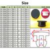 BCOMFY Black Silicone Rubber Snap-On Blind Plugs, 19 mm, 10-Pack view 4