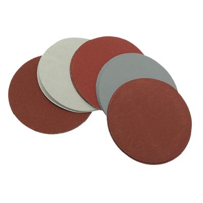 SOLUSTRE 25-Piece 5-Inch Round Aluminum Oxide Sanding Pads, Heat-Resistant Sanding Discs for Multi-Sanders and Random Orbital Sanders