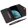 Wallet Case for Samsung Galaxy S20 Ultra, Matte Leather Phone Case with Zipper, Detachable Wrist Strap and Shoulder Strap view 4