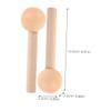 NUOBESTY 10-Piece Wooden Pegboard Hooks for Pegboard Panels, Hanging and Boho Room Decor view 2