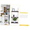 Zerodeko 3-Tier Hanging Shelf in Antique Style for Home, Large Capacity, Wall Shelf for Plants and Decor view 2