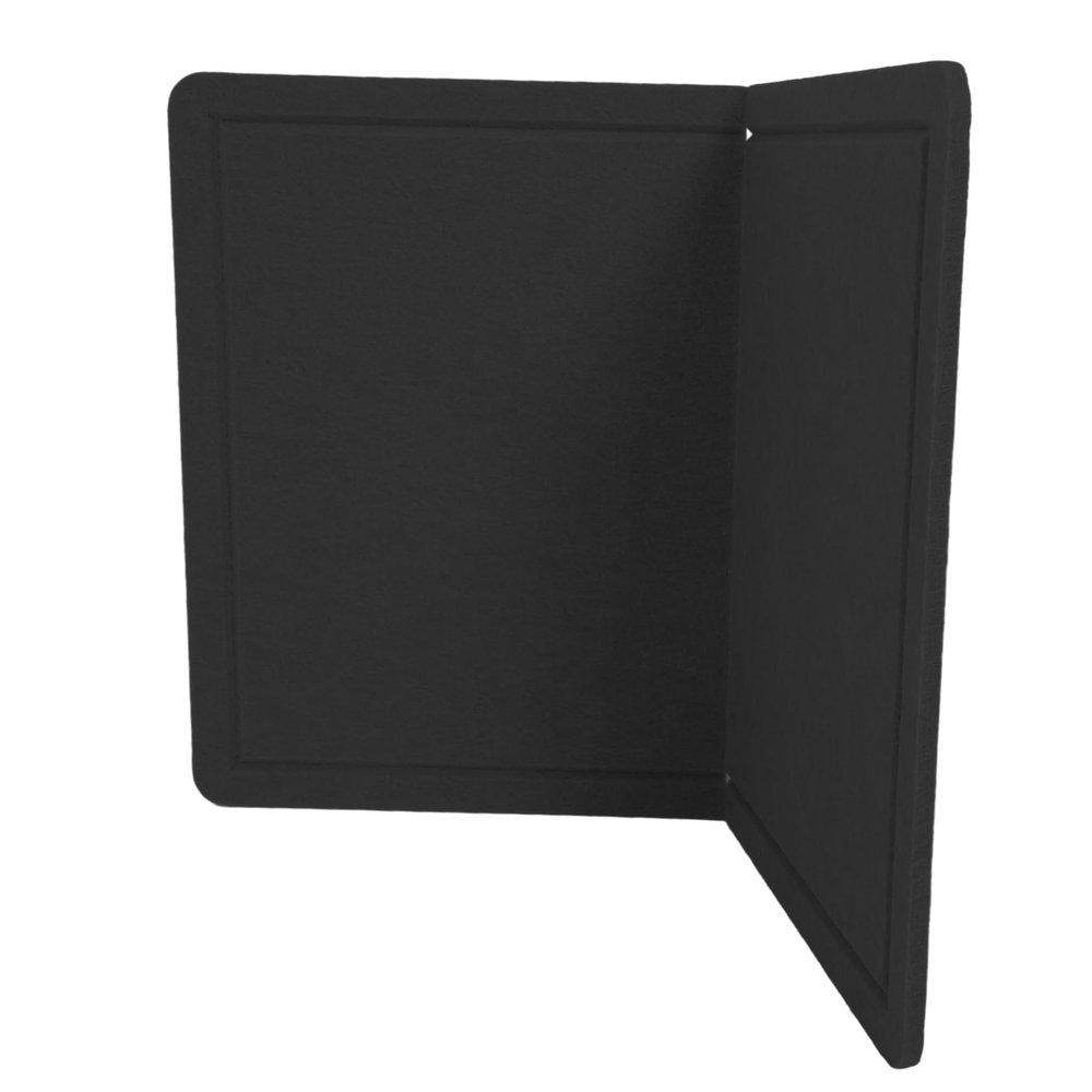 Black Felt Bulletin Board for Wall Decor, Self-Adhesive