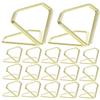 Ciieeo 20-Pack Gold-Colored Steel Diamond-Shaped Table Card Holders view 1