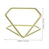 Ciieeo 20-Pack Gold-Colored Steel Diamond-Shaped Table Card Holders view 2
