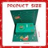 Christmas Pop-Up Card with 40-Second Recording and Playback, 3D Greeting Card, Green view 2