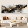 KDOVOXB Abstract Canvas Painting Poster, Modern Wall Art, 60 x 180 cm, Unframed view 1