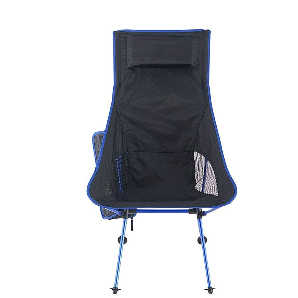 Snowflyk Portable Folding Moon Chair for Camping and Outdoor Leisure, Lightweight Aluminum Frame, Beach Chair with Fabric