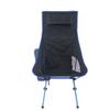 Snowflyk Portable Folding Moon Chair for Camping and Outdoor Leisure, Lightweight Aluminum Frame, Beach Chair with Fabric view 1